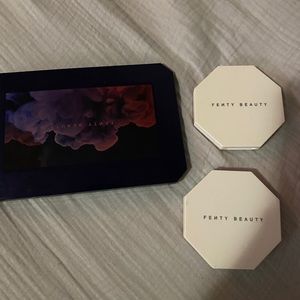 Fenty beauty pallet and highlighters
